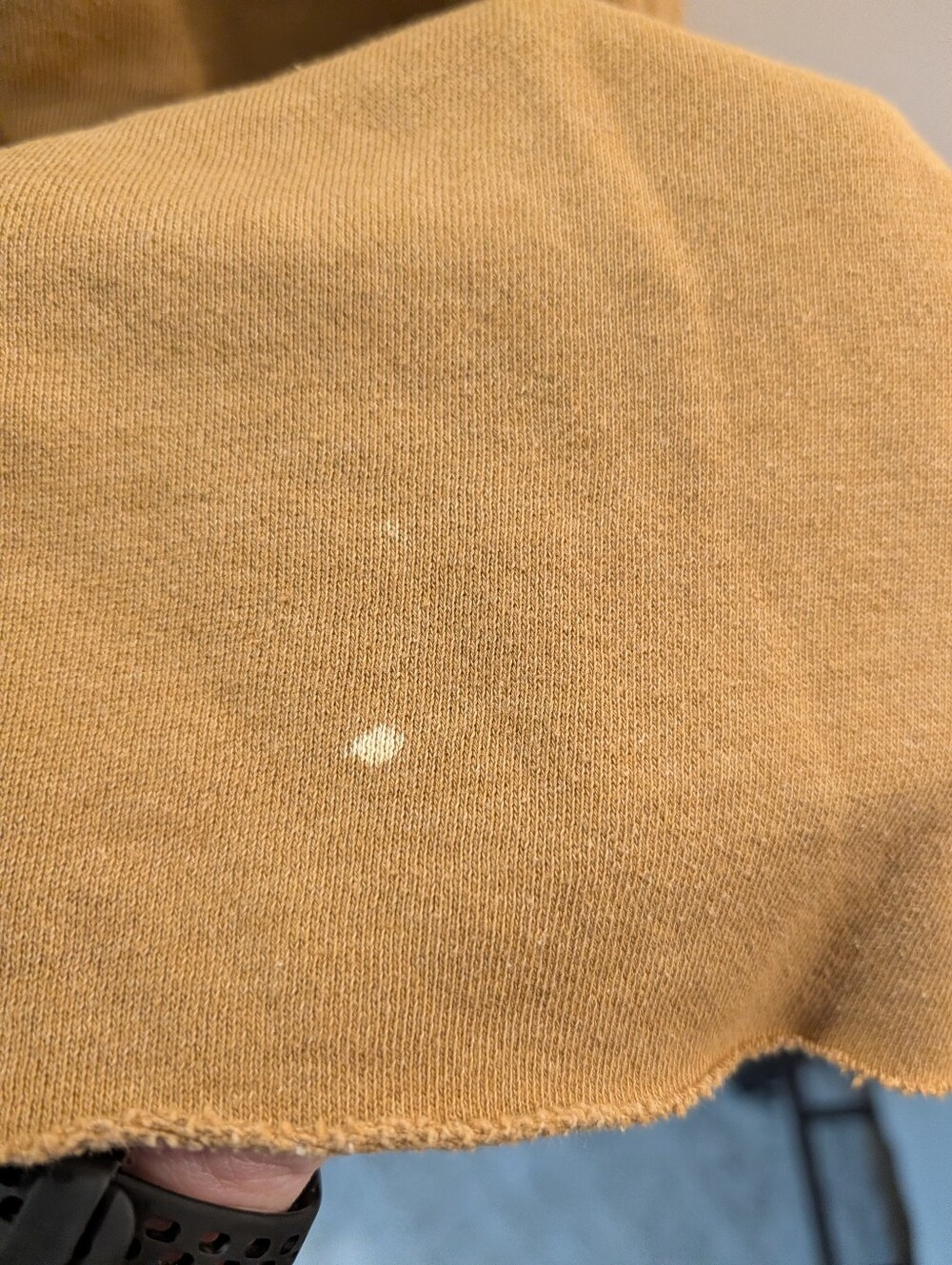 Aerie Large Brown Cozy Oversized Turtleneck Sweatshirt in Mustard-note mark - Picture 3 of 6